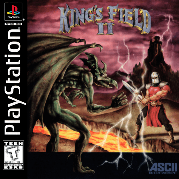 King's Field II box art for Playstation